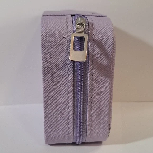 Hand Crafted Painted Portable Jewelry Trinket Box Lavender Lilac Purple Elephant - Picture 5 of 7